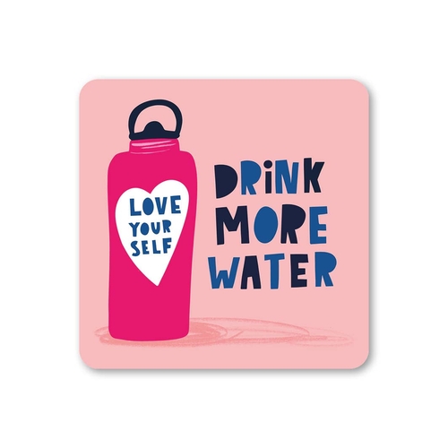 Drink More Water Coaster (Pack of 6)