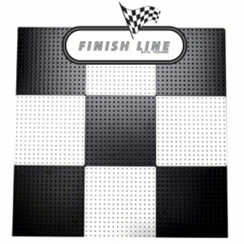 Alligator Board ALGSTRP16x16PTD-BLK/WHT Black and White Powder Coated 