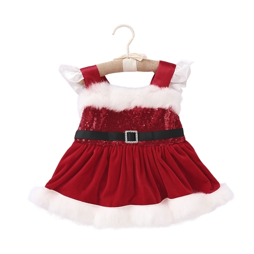 Christmas Newborn Baby Girls Princess Cute Romper