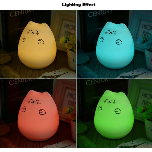 2018 Original LED USB Rechargeable Cute Cat Night