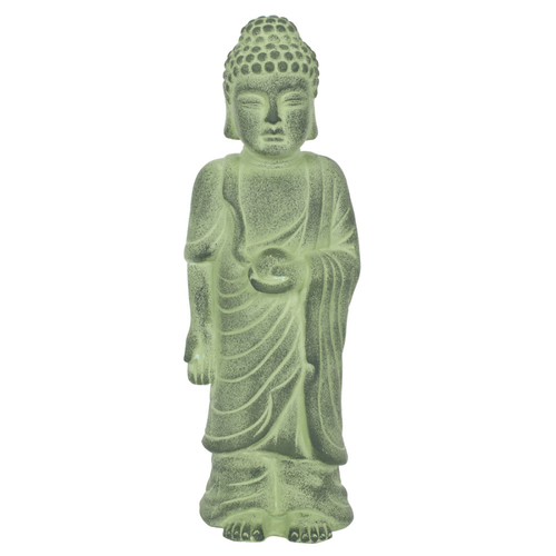 Green Terracotta Standing Buddha