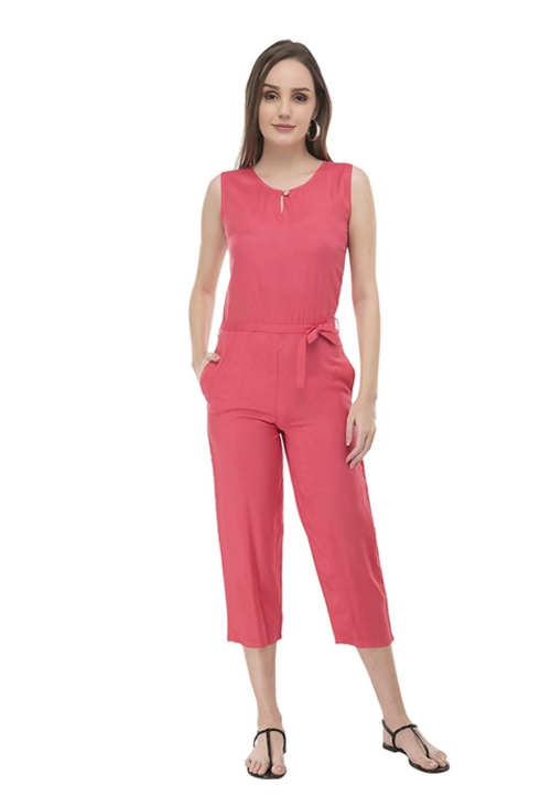 Crepe Fabric Jumpsuit ( 11042 )