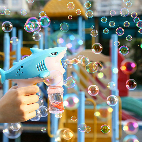 Fish and Shark Bubble Machine