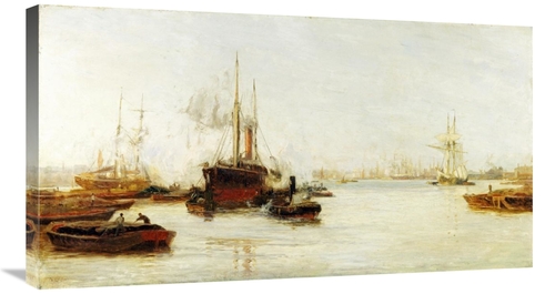 Global Gallery GCS-267599-36-142 36 in. The Pool of London Art Print -