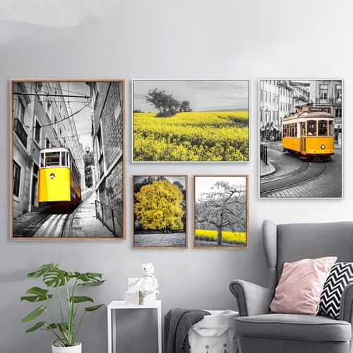 Nordic Landscape Canvas Painting