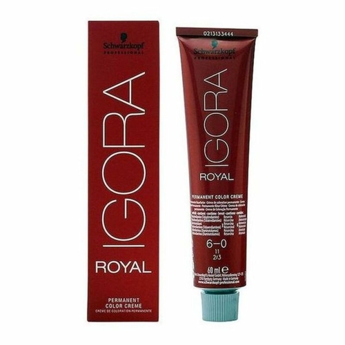 Permanent Dye Schwarzkopf Igora Royal Nº 6-0 Nº 9.0-rubio muy claro Nº