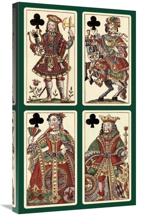 Global Gallery GCS-455080-30-142 30 in. Clubs - Bauern Hochzeit Deck A