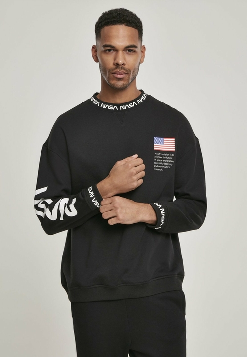 Spocket Dropship NASA Oversize Crewneck Sweater