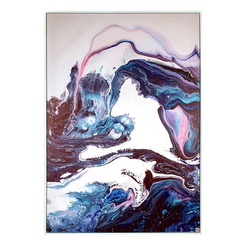 Paint Slick Framed Art With PVC Cover