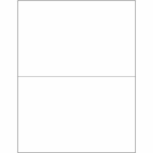 Box Partners LL135MC 8.5 x 5.5 in. White Rectangle Laser Labels& Maste