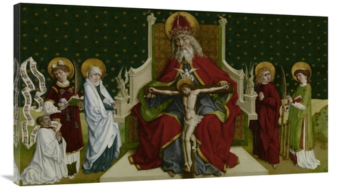 Global Gallery GCS-456193-44-142 44 in. The Trinity with the Virgin