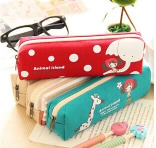 Cute kawaii Lovely Girls School Pencil Case Large