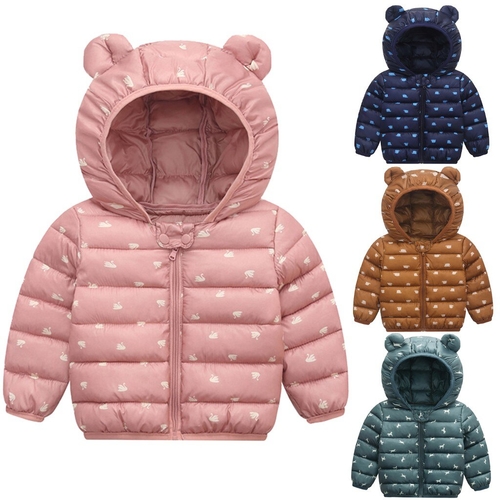 Cute Toddler Baby Boys Girls Winter Coat Jacket 3D