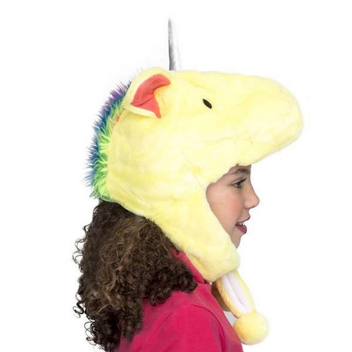 Child Hat with Ears My Other Me Yellow Unicorn