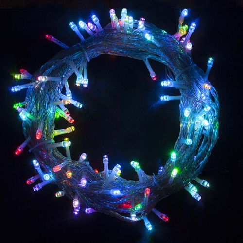 Aleko EL100LEDWCRGB-UNB 32 ft. 100 LED Multicolor Christmas String Lig