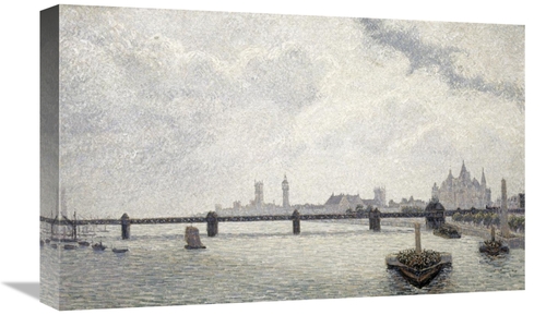 Global Gallery GCS-280067-22-142 22 in. Charing Cross Bridge, Lond