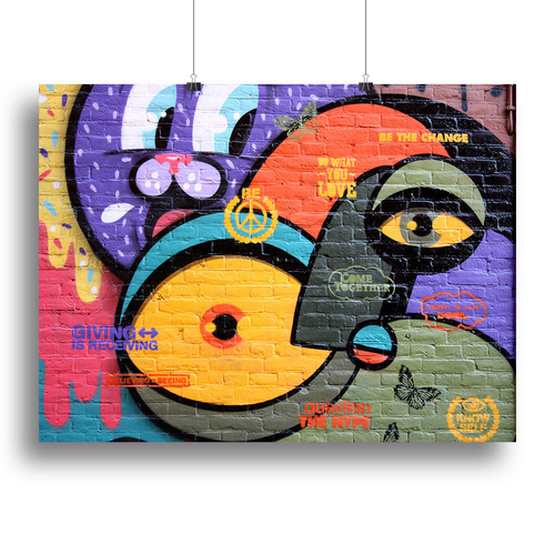 Amsterdam Graffiti Canvas Print or Poster