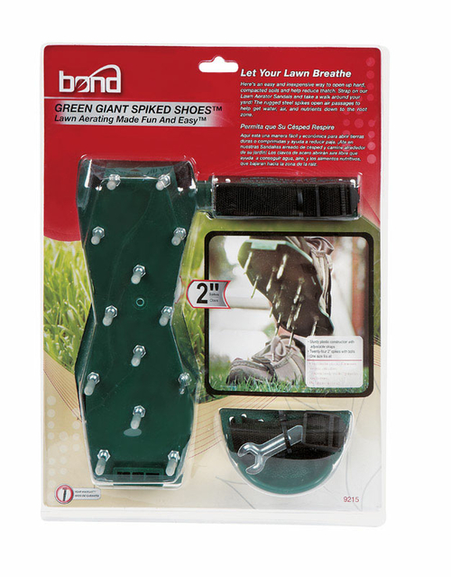 Bond 9215 Manufacturing Green Giant Spiked Shoes Lawn Aerator
