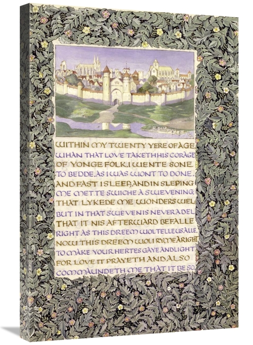 Global Gallery GCS-268323-30-142 30 in. Chaucers the Romaunt of the Ro