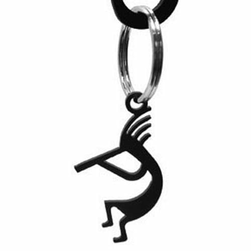 Wrought Iron Kokopelli Keychain Key Ring