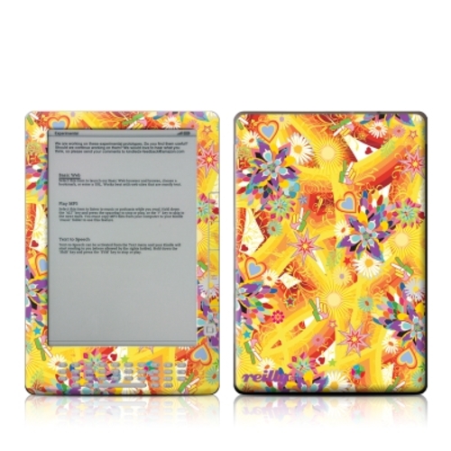 DecalGirl AKDX-WALLFLOWER Kindle DX Skin - Wall Flower