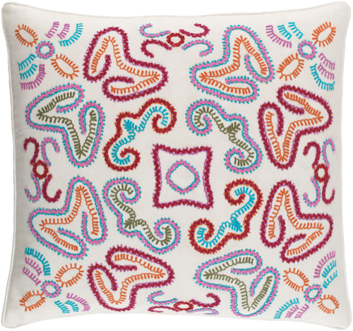 Surya AVN002-1818D Avana Throw Pillow - 18 x 18 x 4 in.