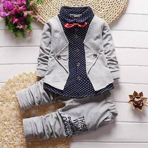 Newborn Baby Boys Cotton Long Sleeve T-shirt