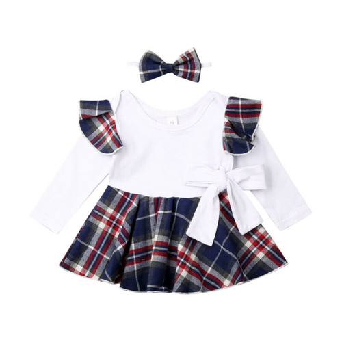 Christmas Newborn Baby Girl Romper Dress Clothes