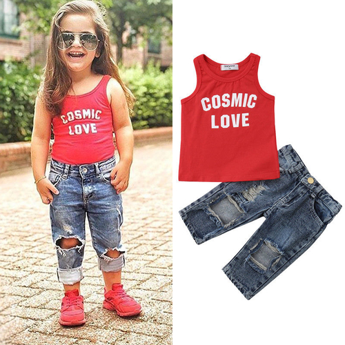 Toddler Baby Girls Summer Fashion Causal Clothes