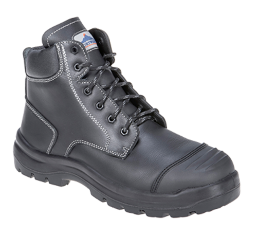 Portwest FD10BKR38 Clyde Safety Boot - Black, Size 6