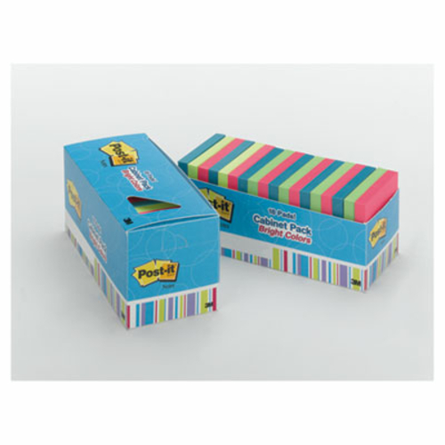 Sticky note Notes 654-18BRCP Notes Cabinet Pack- 3 x 3- Ast. Bright Co