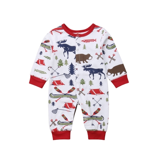 Baby Christmas Romper Clothes Newborn Baby Boy