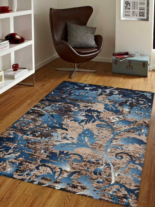 Glitzy Rugs UBSM00014M0003A51 4 ft. 4 in. x 6 ft. 4 in. Machine Woven 
