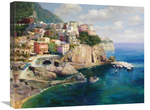 Global Gallery GCS-132598-2024-142 20 x 24 in. Sicilian Coast Art Prin