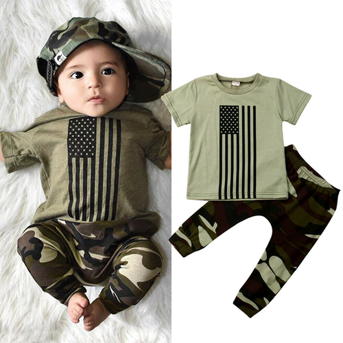 Toddler Infant Baby Boys 0 3Y Clothes Sets Tops T