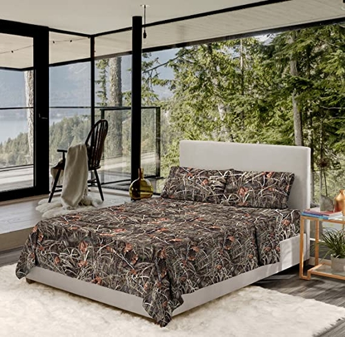 RealTree - Max 4 Camo Hunting - Cabin Forest Rustic Sheet Set