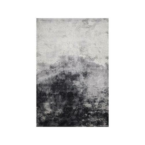 Art Polypropylene Grey Rug