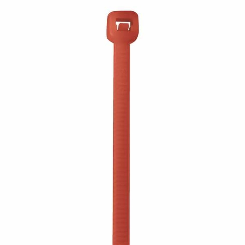 Box Partners CT185K 18 in. No.of 50 Fluorescent Red Cable Ties