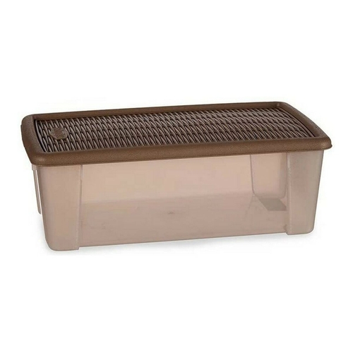 Box with cover Stefanplast Elegance 19,5 x 11,5 x 33 cm Beige 5 L