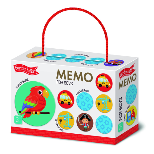 MEMO game - For Boys