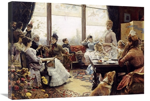 Global Gallery GCS-268556-30-142 30 in. Five Oclock Tea Art Print - Ju