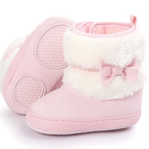 baby shoes Lovely  Bowknot 3 color Keep Warm Soft