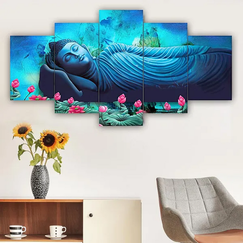 Set Of Five Framed Painting For Wall Decoration, 3D Paintings For Home