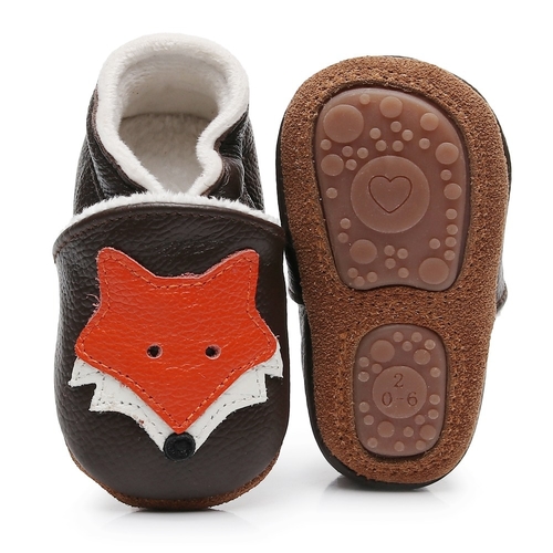 Fox style Genuine Leather Baby Shoes 2019 Autumn