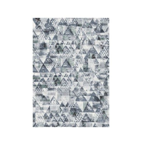 Eclipse Diamond Silver Polypropylene Rug