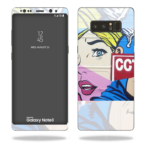 MightySkins SAGNOTE8-Train Graffiti Skin for Samsung Galaxy Note 8 - T