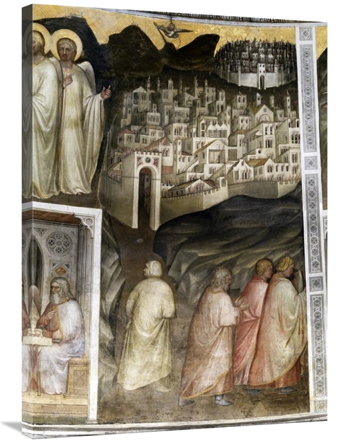 Global Gallery GCS-278556-36-142 36 in. Lots Wife Leaves Sodom From Ta