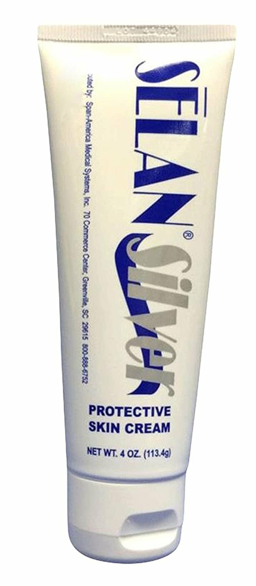 Case of 12 Silver Skin Protectant Cream, 4 oz. Tube. Soothing Recovery