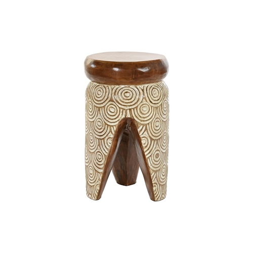 Side table DKD Home Decor Natural White Albasia wood (29 x 29 x 49 cm)