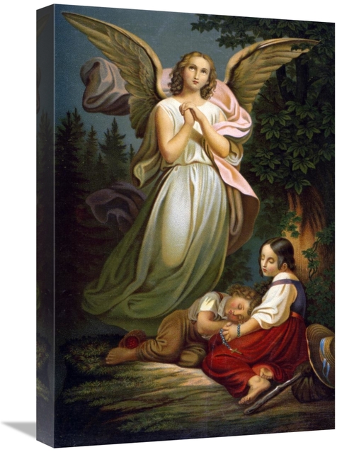 Global Gallery GCS-281092-22-142 22 in. Safe for the Angel Was Sent to